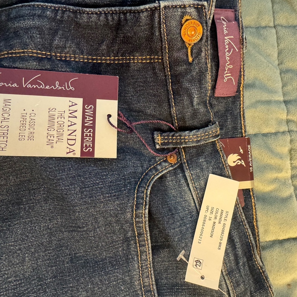 Gloria Vanderbilt Women's Blue Jeans